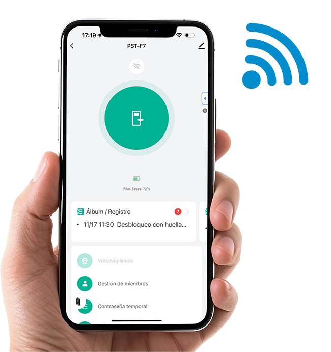 Cerradura digital inteligente WiFi