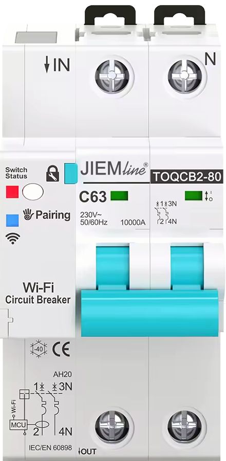Interruptores y disyuntores inteligentes WiFi